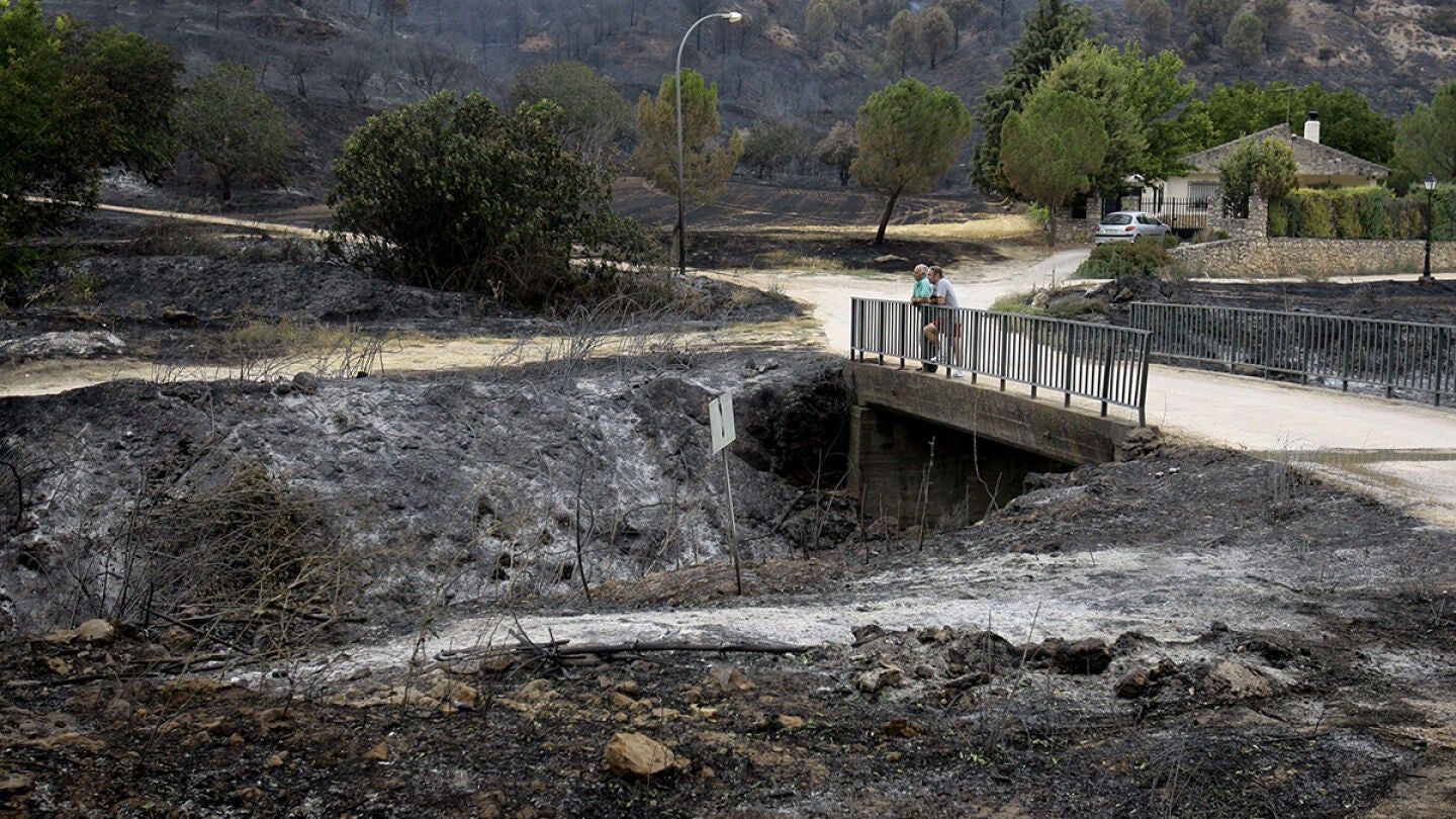 Estabilizado el incendio en Valdeconcha