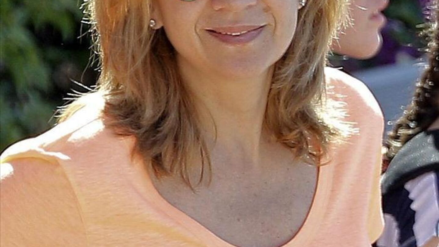 La infanta Cristina con gafas de sol