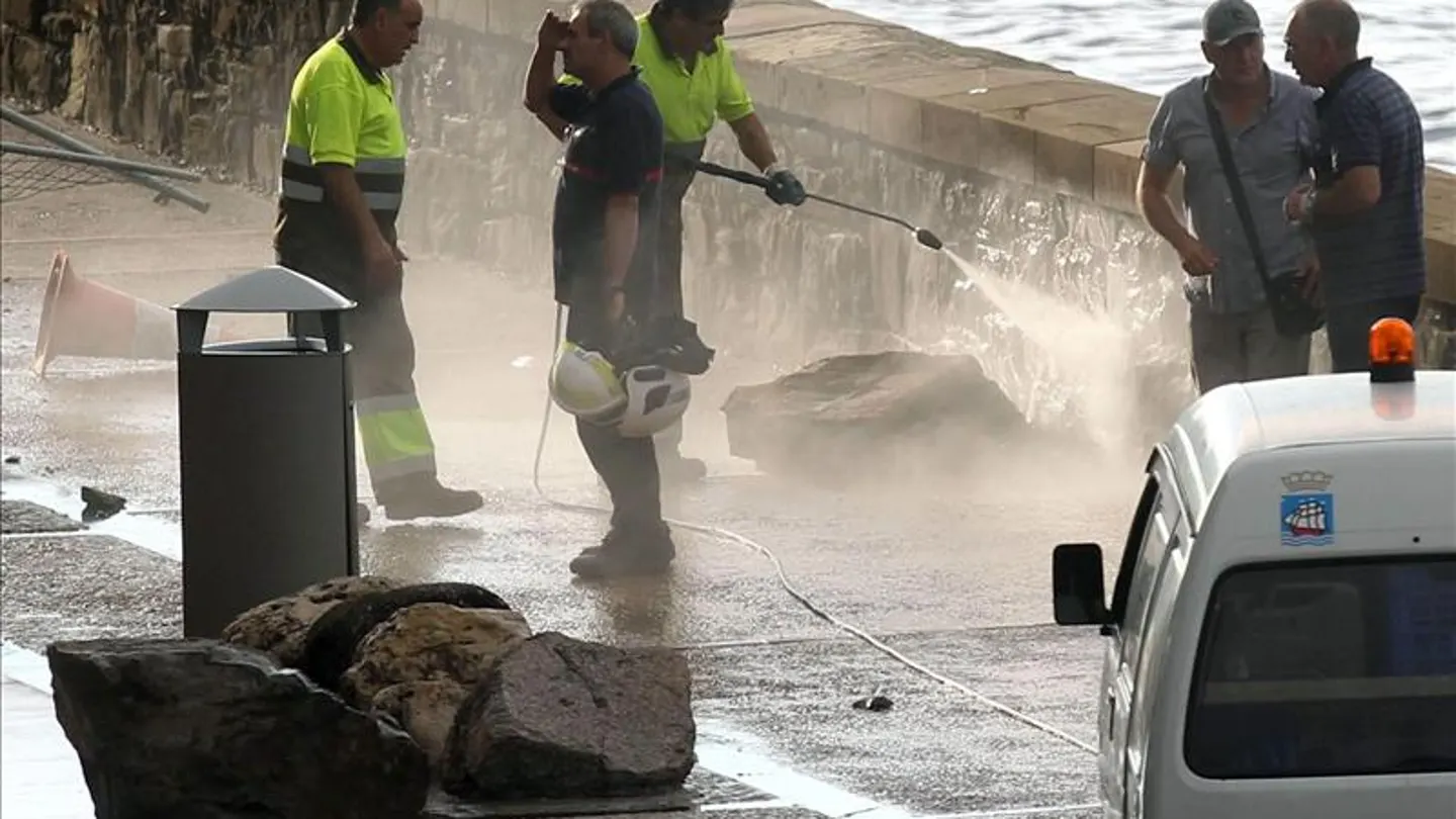 Lugar del suceso en San Sebastián Lugar del suceso en San Sebastián
