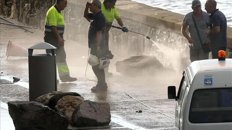 Lugar del suceso en San Sebastián Lugar del suceso en San Sebastián