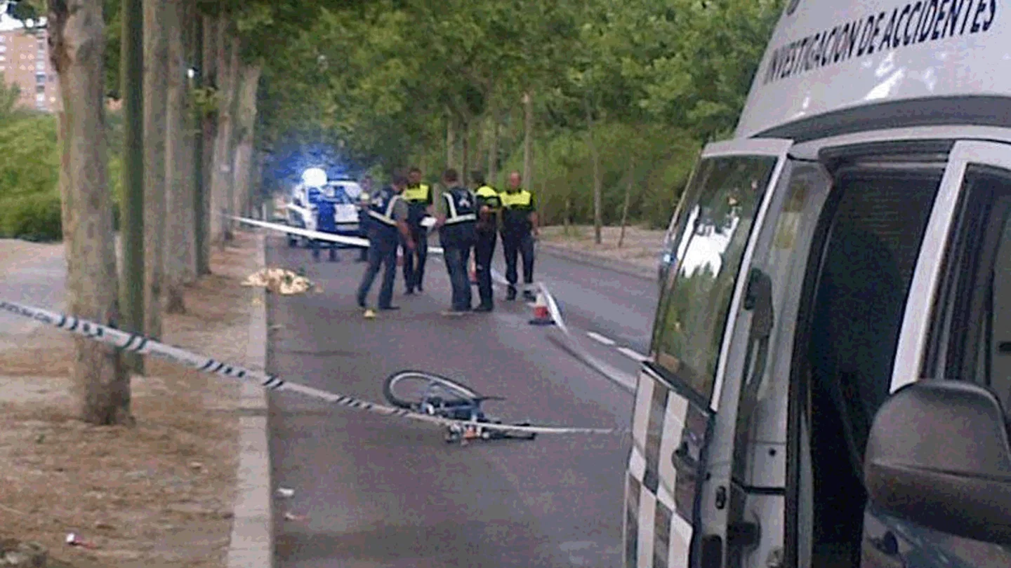 Muerte de un ciclista atropellado Muerte de un ciclista atropellado