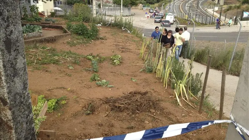 La curva del accidente de tren de Santiago La curva del accidente de tren de Santiago