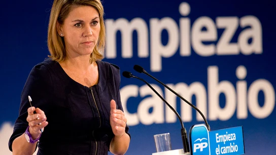 Cospedal en la campaña de las elecciones generales de noviembre de 2011 Cospedal en la campaña de las elecciones generales de noviembre de 2011