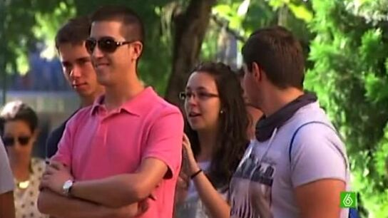 Jovenes a favor de Cospedal