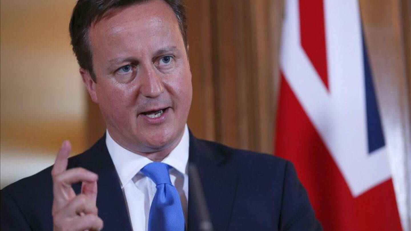 El primer ministro brit&aacute;nico, David Cameron. 