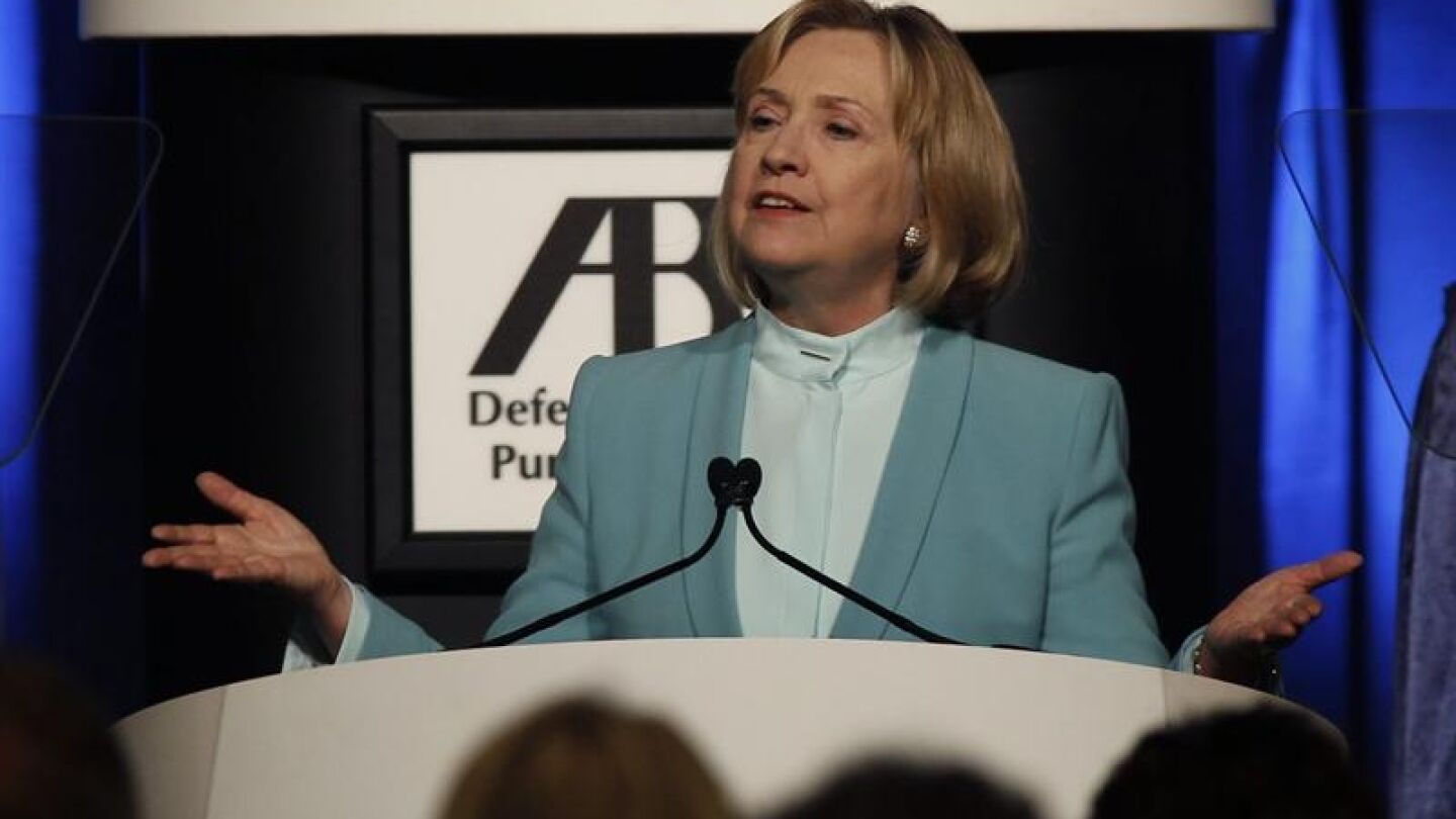 La exsecretaria de Estado Hillary Rodham Clinton