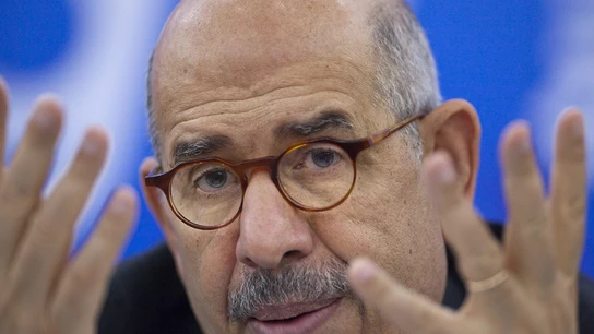 El premio Nobel de la Paz egipcio Mohamed el Baradei El premio Nobel de la Paz egipcio Mohamed el Baradei