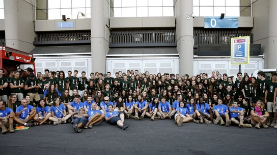 Los jóvenes que integran la octava edición de la expedición Madrid Rumbo al Sur. Los jóvenes que integran la octava edición de la expedición Madrid Rumbo al Sur.