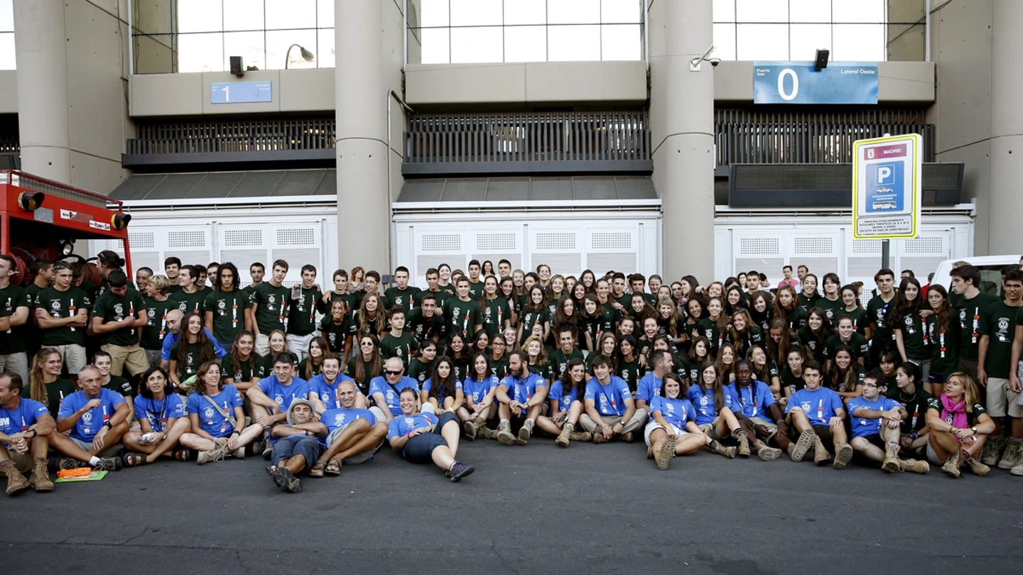 Los jóvenes que integran la octava edición de la expedición Madrid Rumbo al Sur. Los jóvenes que integran la octava edición de la expedición Madrid Rumbo al Sur.