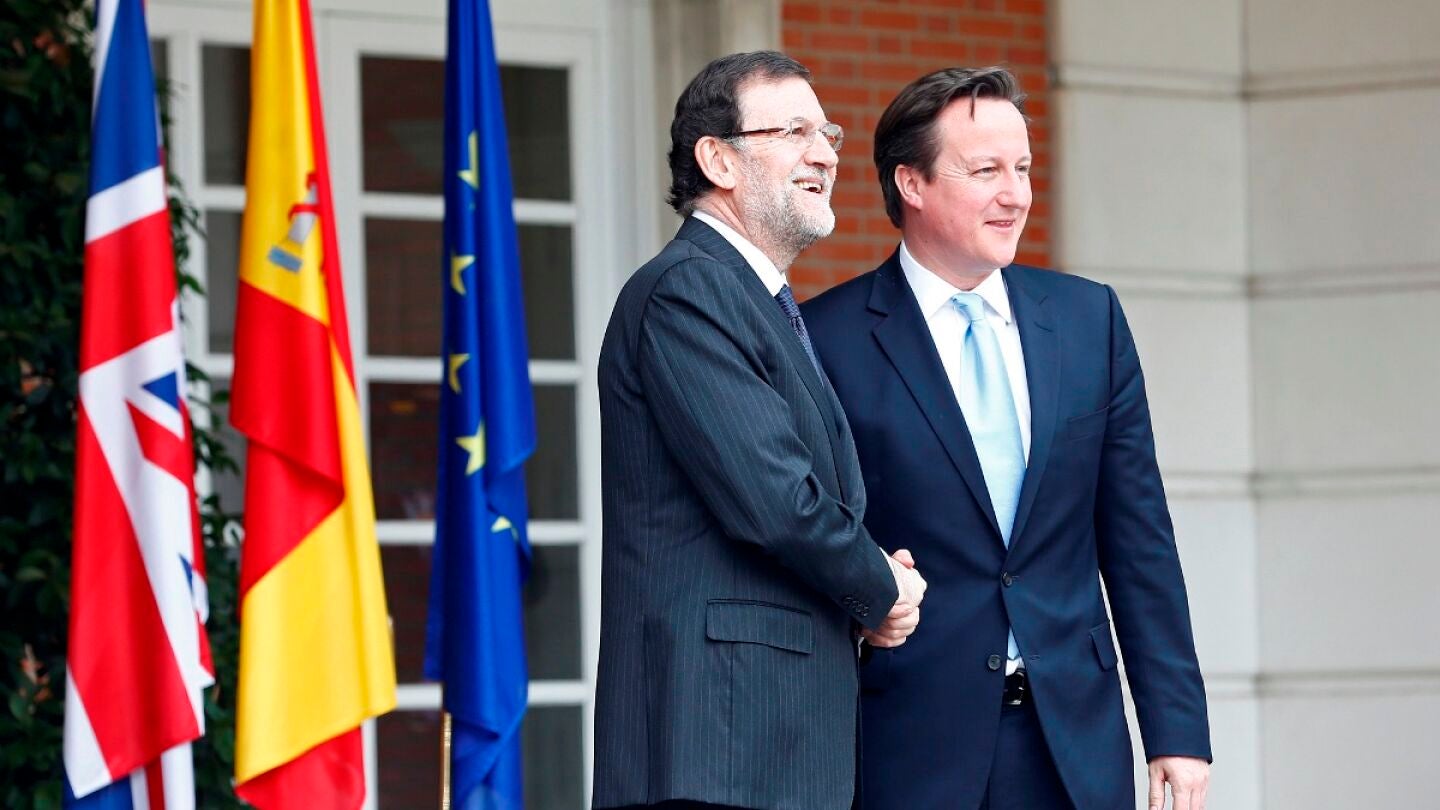 Rajoy y Cameron