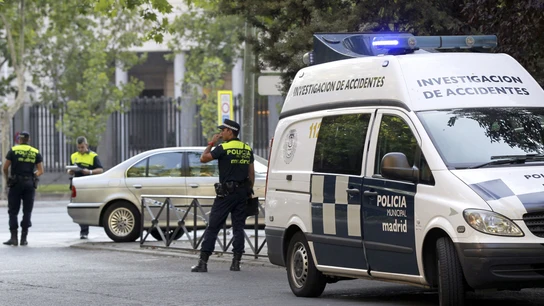 Lugar del accidente de la delegada del Gobierno en Madrid, Cristina Cifuentes. Lugar del accidente de la delegada del Gobierno en Madrid, Cristina Cifuentes.
