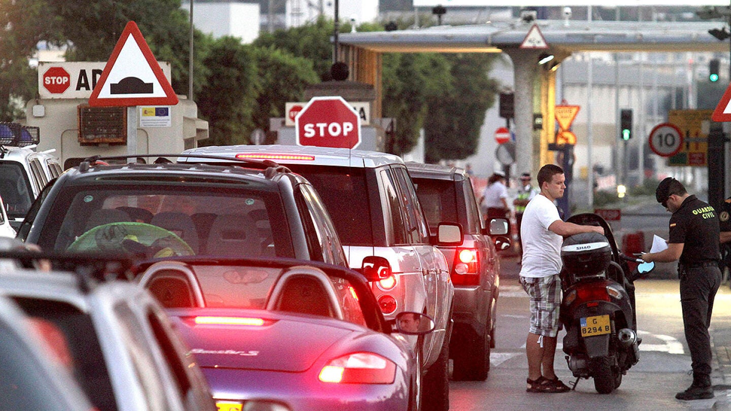 Frontera con Gibraltar