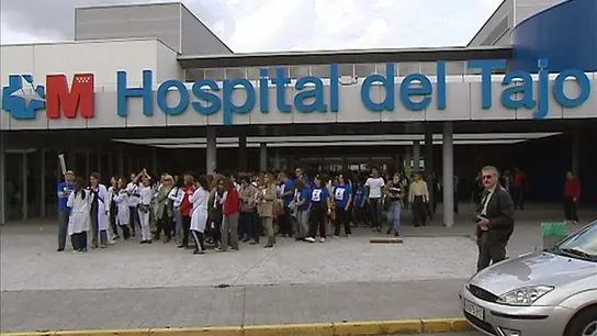 Protestas en las puertas del Hospital del Tajo (Archivo) Protestas en las puertas del Hospital del Tajo (Archivo)