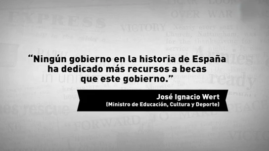 El Objetivo analiza lo dicho por Wert El Objetivo analiza lo dicho por Wert