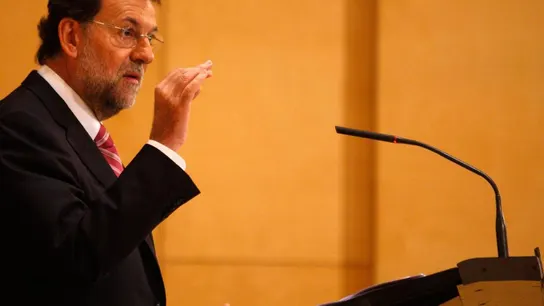 Mariano Rajoy da un discurso en público Mariano Rajoy da un discurso en público
