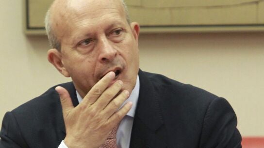 Jos&eacute; Ignacio Wert en el Congreso de los Diputados