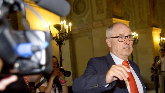 El S&iacute;ndic de Greuges de Catalu&ntilde;a, Rafael Rib&oacute;, tras su comparecencia