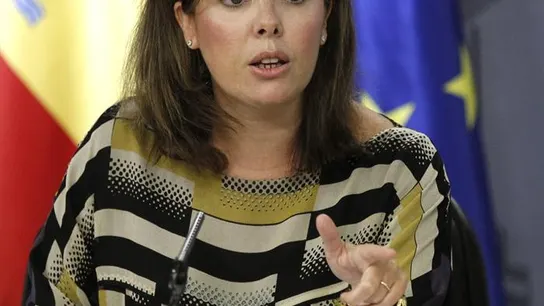 Soraya Sáenz de Santamaría durante el Consejo de Ministros Soraya Sáenz de Santamaría durante el Consejo de Ministros