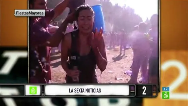 Reportera en fiestas