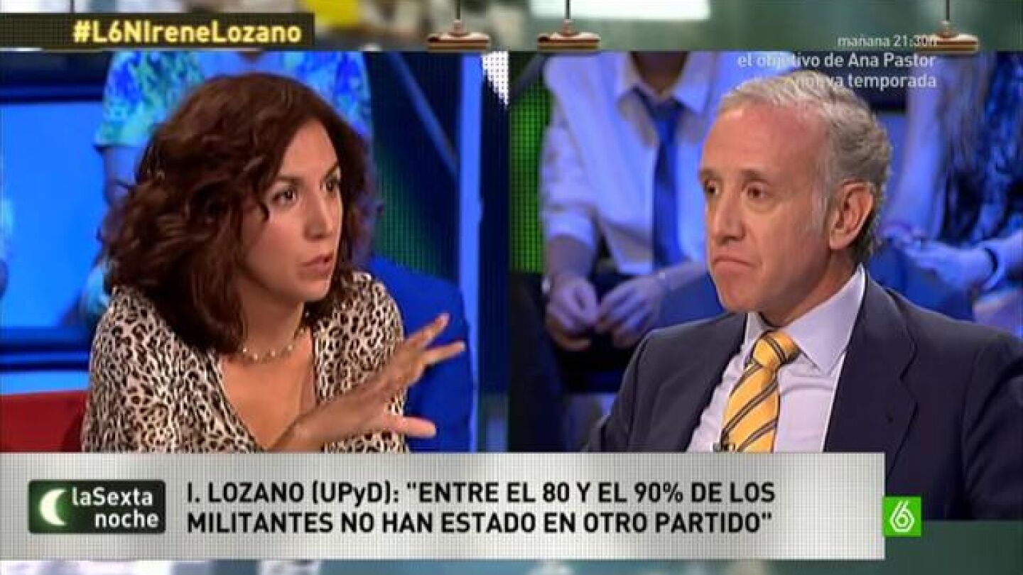 Irene Lozano: "UPyD no es un partido personalista"