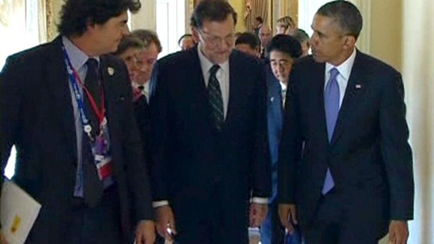 Rajoy y Obama en el G20