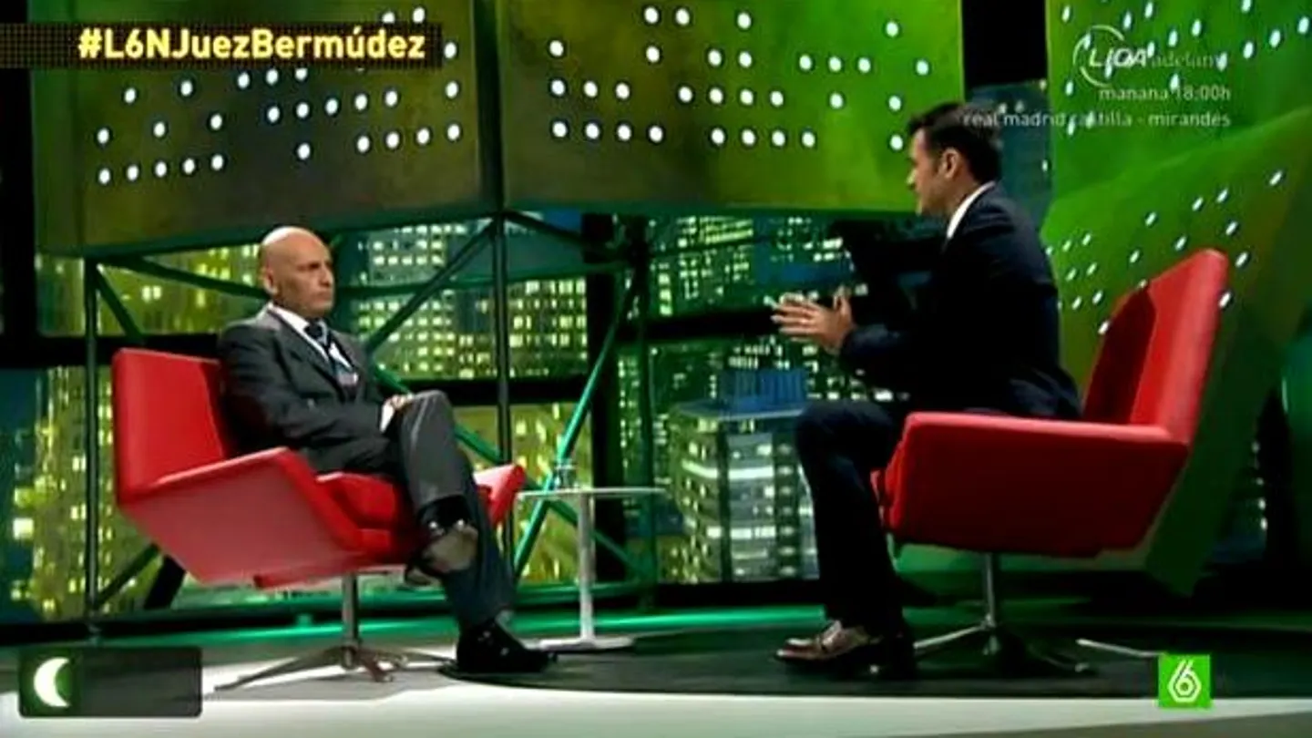 Gómez Bermúdez con Iñaki López Gómez Bermúdez con Iñaki López