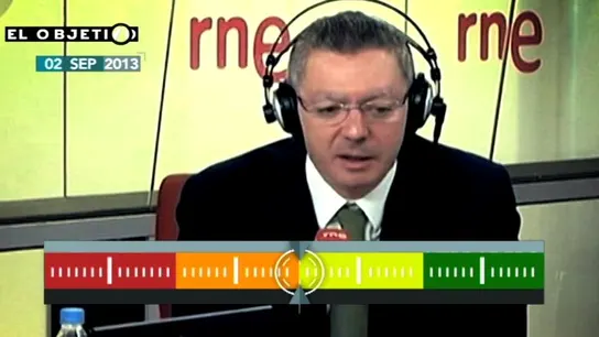 El ministro de Justicia, Gallardón El ministro de Justicia, Gallardón