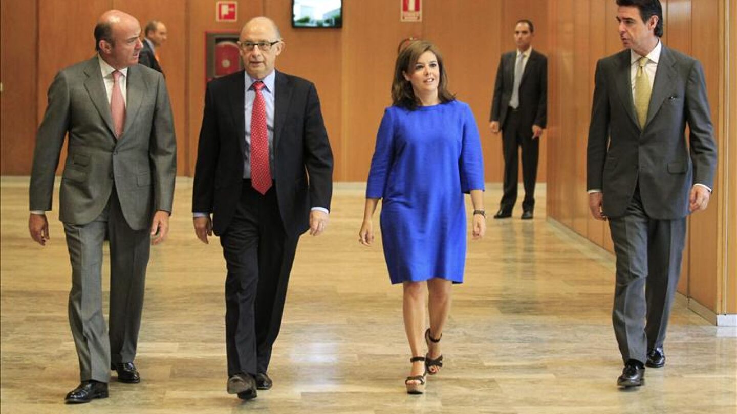 Guindos, Montoro, Santamar&iacute;a y Soria