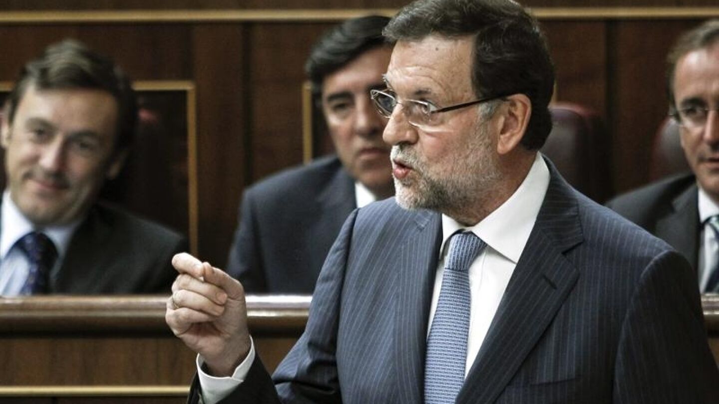 Mariano Rajoy en el pleno del Congreso.