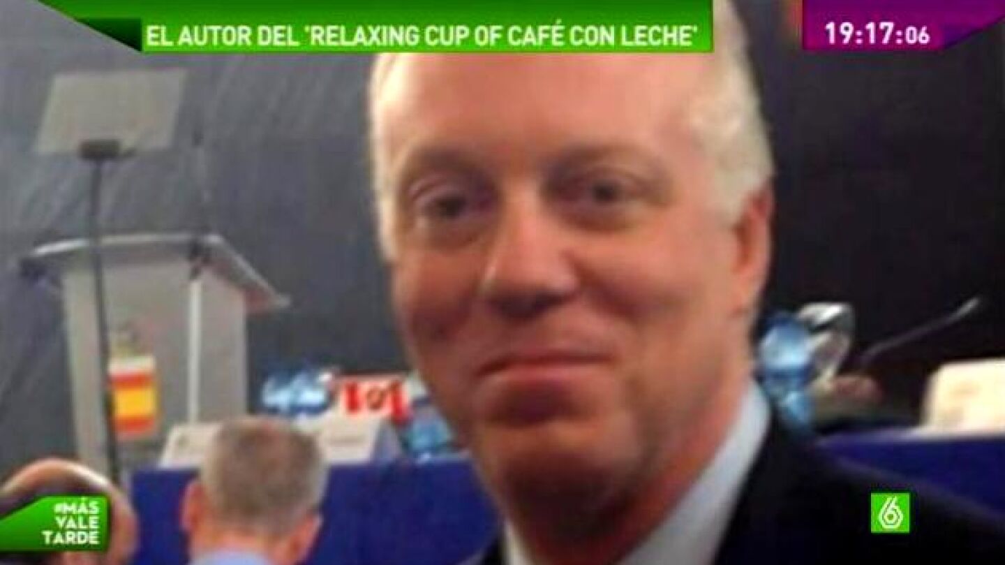 Terrence Burns, autor del "relaxing cup of caf&eacute; con leche"