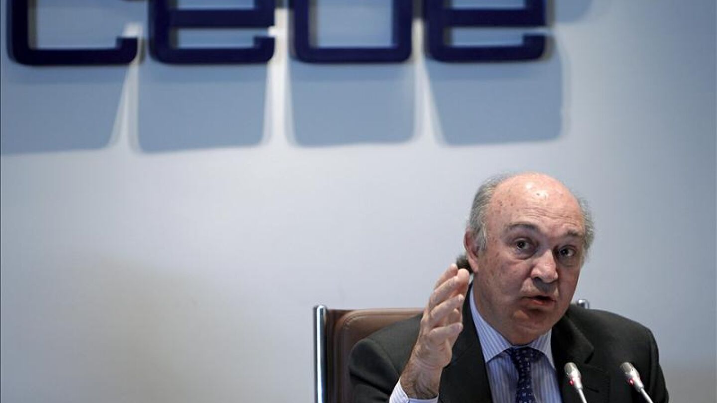 El secretario general de la CEOE, Jos&eacute; Mar&iacute;a Lacasa. 