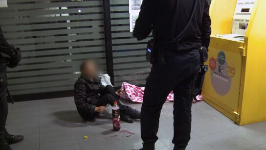 Los indigentes quebrantan una orden de alejamiento