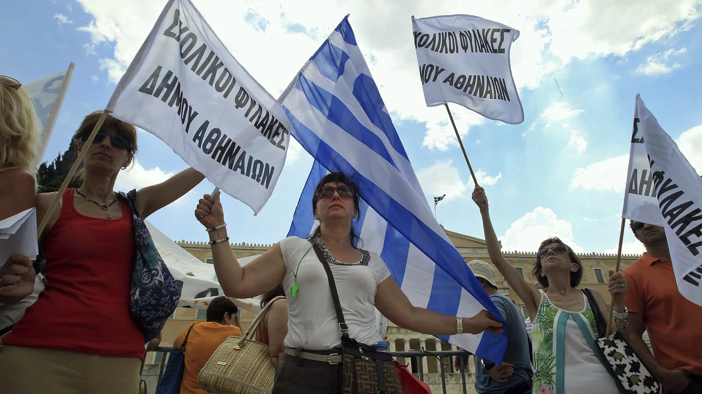 Semana de huelgas en Grecia contra la eliminación de empleo público Semana de huelgas en Grecia contra la eliminación de empleo público