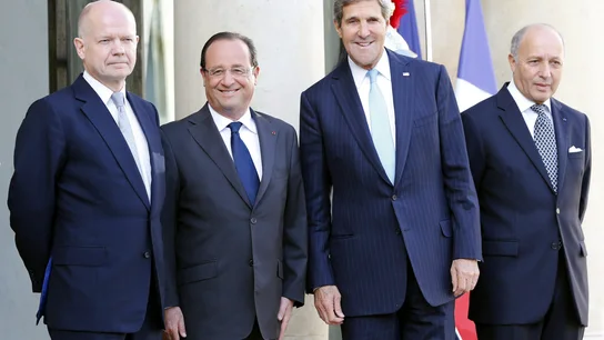 Francia, EEUU y Reino Unido abordan cómo mantener la presión sobre Siria Francia, EEUU y Reino Unido abordan cómo mantener la presión sobre Siria
