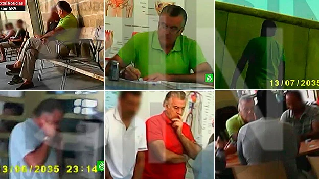 Las imágenes de Luis Bárcenas en la prisión de Soto del Real Las imágenes de Luis Bárcenas en la prisión de Soto del Real