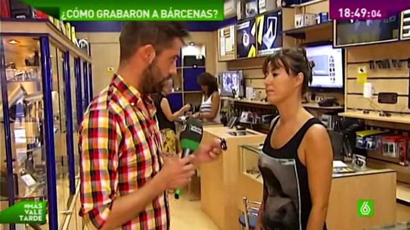 La c&aacute;mara que grab&oacute; a B&aacute;rcenas se puede comprar en una tienda especializada