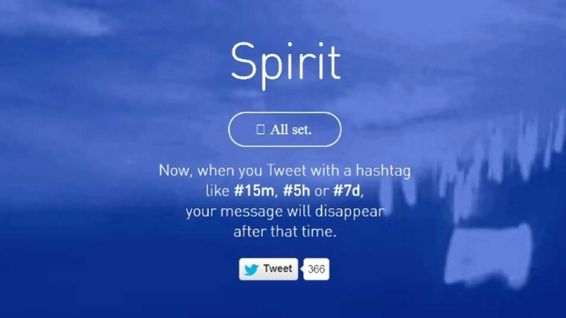 Spirit, app que permite programar tuits para su borrado