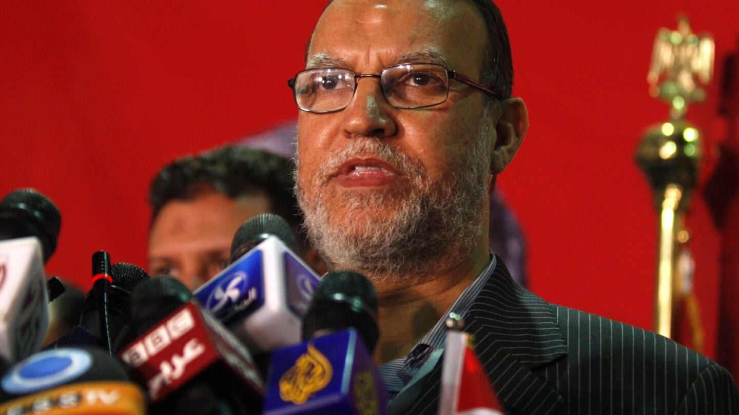 El dirigente de los Hermanos Musulmanes, Esam el Arian.