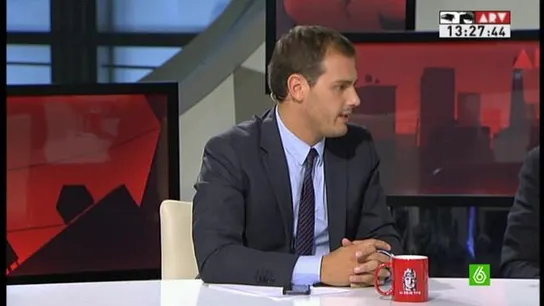 Albert Rivera en 'Al Rojo Vivo' Albert Rivera en 'Al Rojo Vivo'