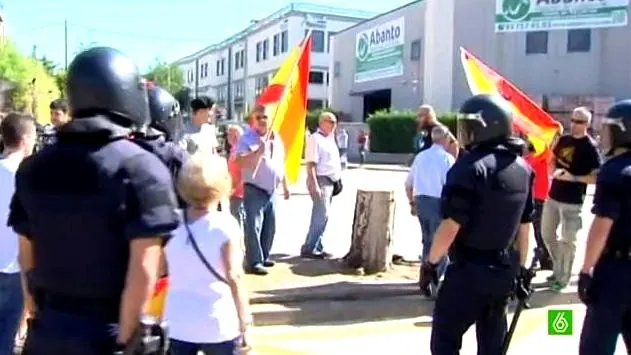 Altercados en Mataró por una estelada