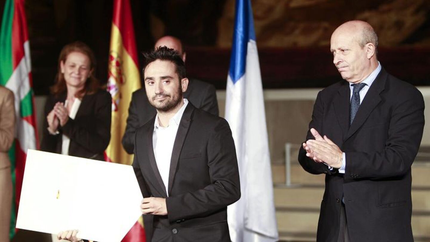 El ministro de Educaci&oacute;n Jos&eacute; Ignacio Wert y Juan Antonio Garc&iacute;a Bayona