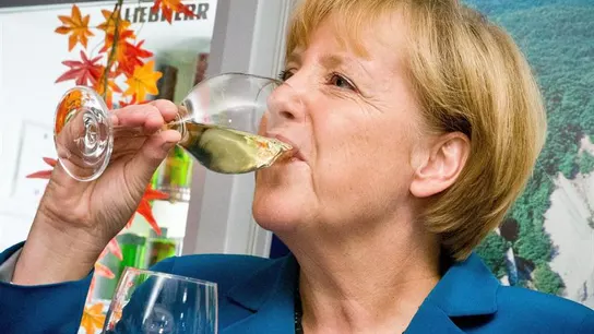 Merkel celebra la victoria Merkel celebra la victoria