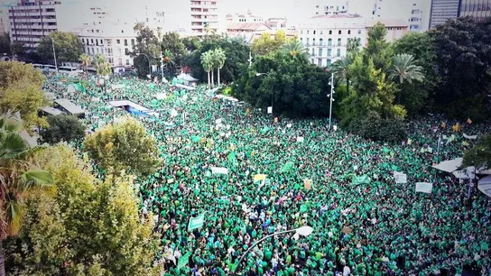 Las protestas contra la educación copan las calles de Palma Las protestas contra la educación copan las calles de Palma