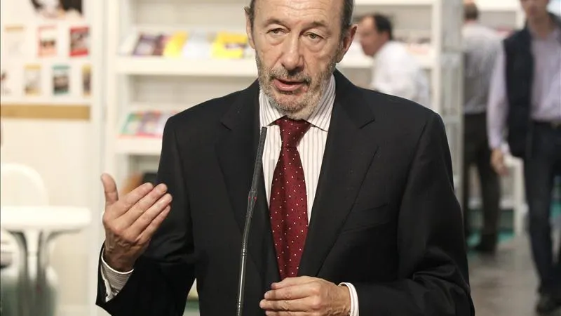 El secretario general del PSOE, Alfredo Pérez Rubalcaba