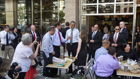 Barack Obama y el liderazgo republicano en el Congreso