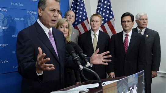 El presidente de la C&aacute;mara de Representantes, el republicano John Boehner