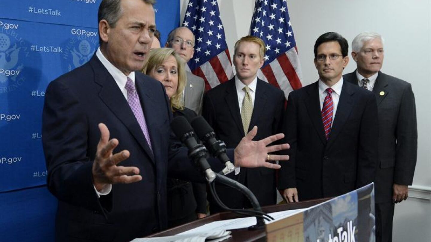 El presidente de la C&aacute;mara de Representantes, el republicano John Boehner
