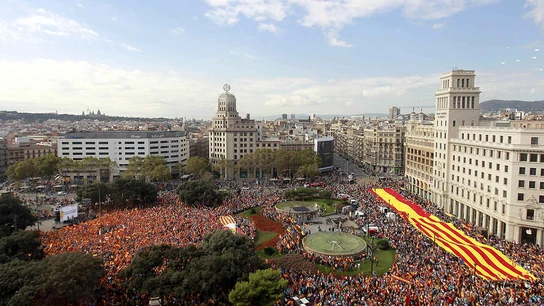 Manifestación por la unidad de España en Barcelona Manifestación por la unidad de España en Barcelona
