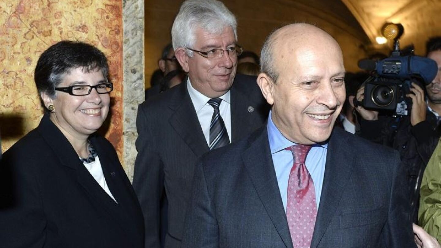El ministro de Educaci&oacute;n, Cultura y Deporte, Jos&eacute; Ignacio Wert