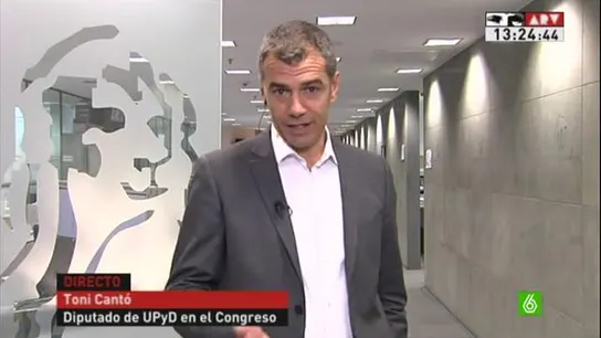 Toni Cantó en Al Rojo Vivo Toni Cantó en Al Rojo Vivo